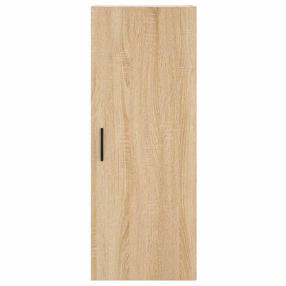 vidaXL Wall Mounted Cabinet Sonoma Oak 34.5x34x90 cm