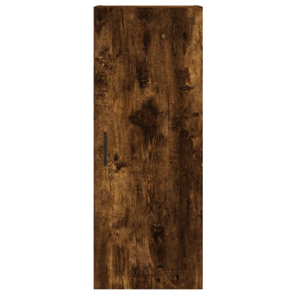 vidaXL Wall Mounted Cabinet Smoked Oak 34,5x34x90 cm