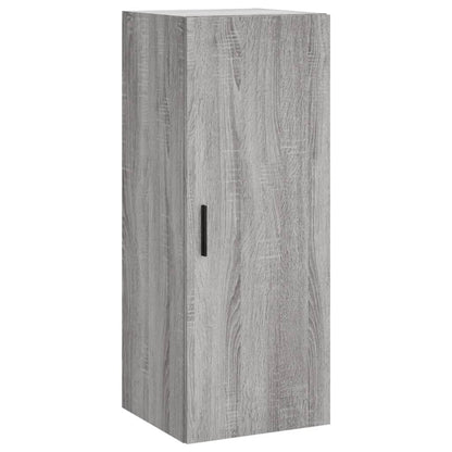 vidaXL Wall Mounted Cabinet Grey Sonoma 34,5x34x90 cm