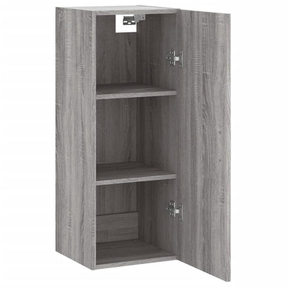 vidaXL Wall Mounted Cabinet Grey Sonoma 34.5x34x90 cm