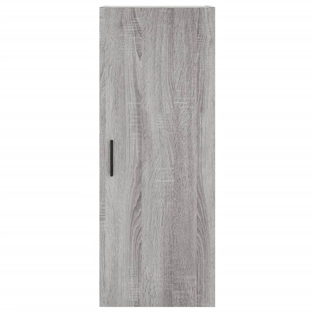 vidaXL Wall Mounted Cabinet Grey Sonoma 34.5x34x90 cm