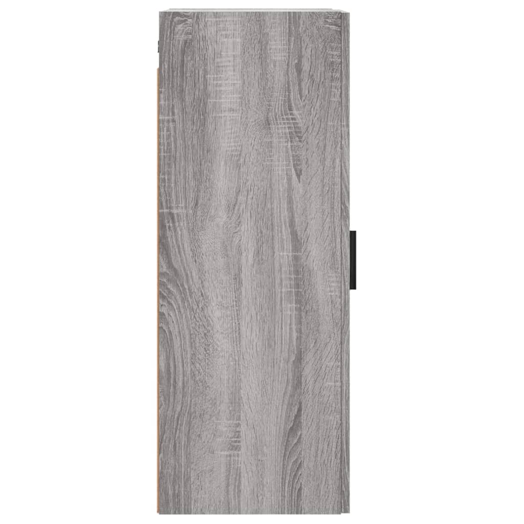vidaXL Wall Mounted Cabinet Grey Sonoma 34.5x34x90 cm