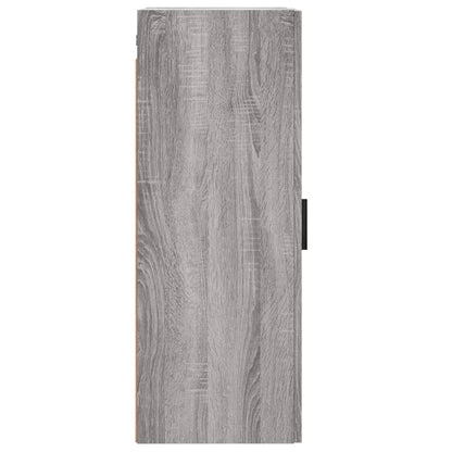 vidaXL Wall Mounted Cabinet Grey Sonoma 34.5x34x90 cm