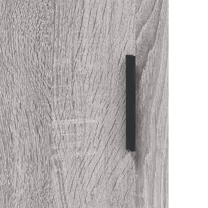 vidaXL Wall Mounted Cabinet Grey Sonoma 34.5x34x90 cm