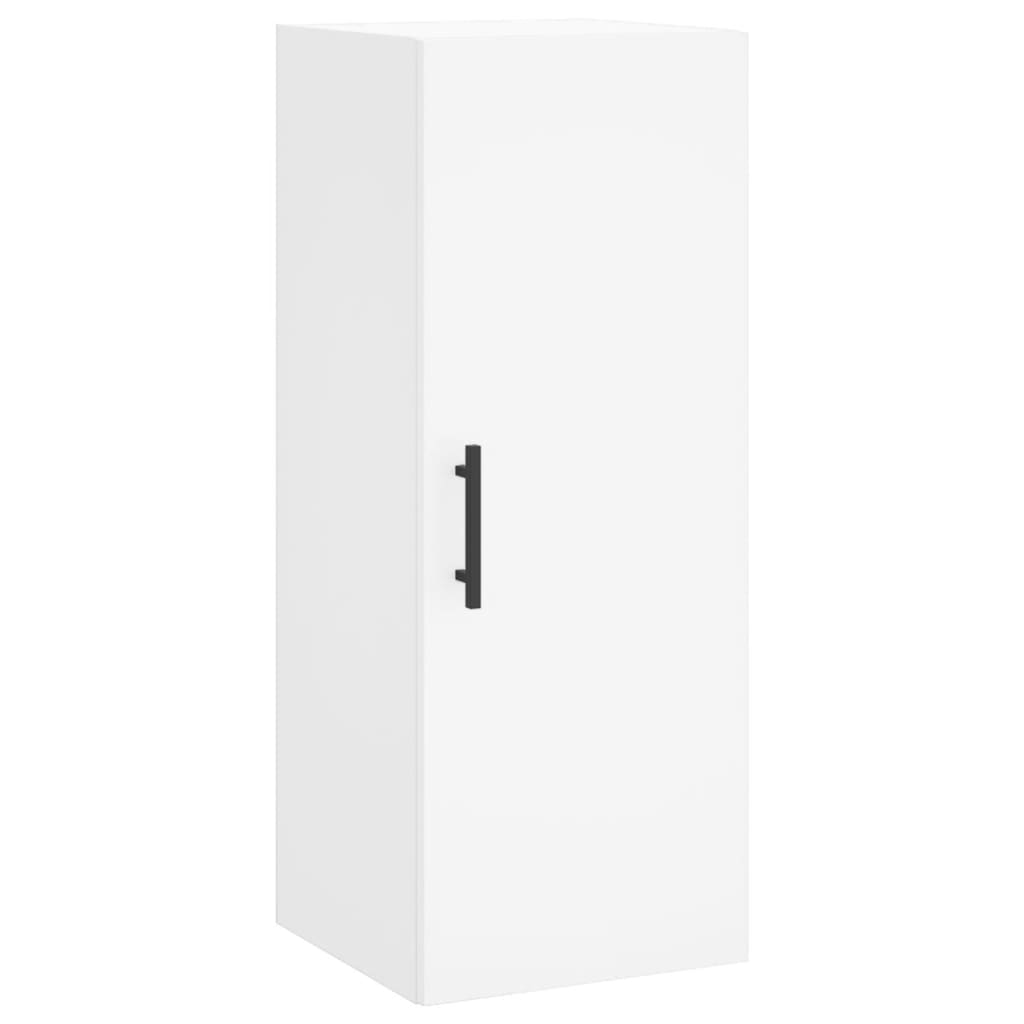 vidaXL Wall Mounted Cabinet White 34,5x34x90 cm