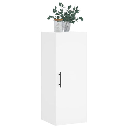 vidaXL Wall Mounted Cabinet White 34,5x34x90 cm