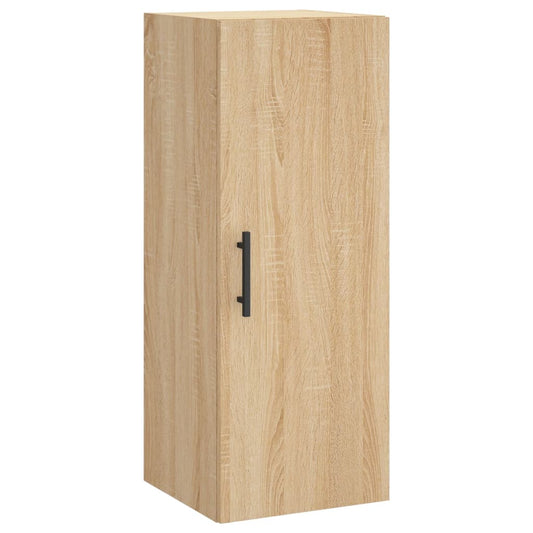 vidaXL Wall Mounted Cabinet Sonoma Oak 34,5x34x90 cm