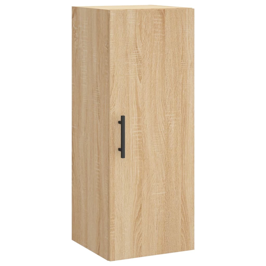 vidaXL Wall Mounted Cabinet Sonoma Oak 34,5x34x90 cm