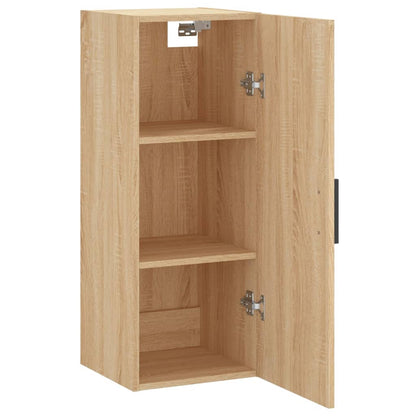 vidaXL Wall Mounted Cabinet Sonoma Oak 34,5x34x90 cm