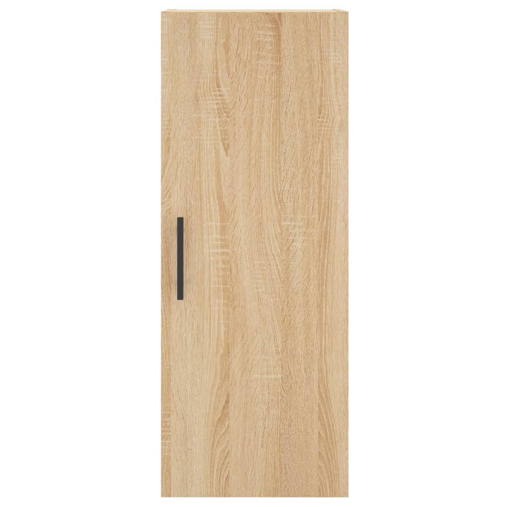 vidaXL Wall Mounted Cabinet Sonoma Oak 34,5x34x90 cm