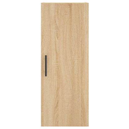 vidaXL Wall Mounted Cabinet Sonoma Oak 34,5x34x90 cm