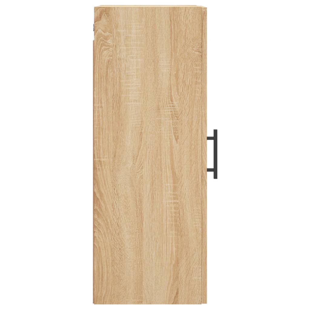 vidaXL Wall Mounted Cabinet Sonoma Oak 34,5x34x90 cm