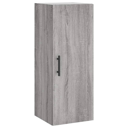 vidaXL Wall Mounted Cabinet Grey Sonoma 34.5x34x90 cm
