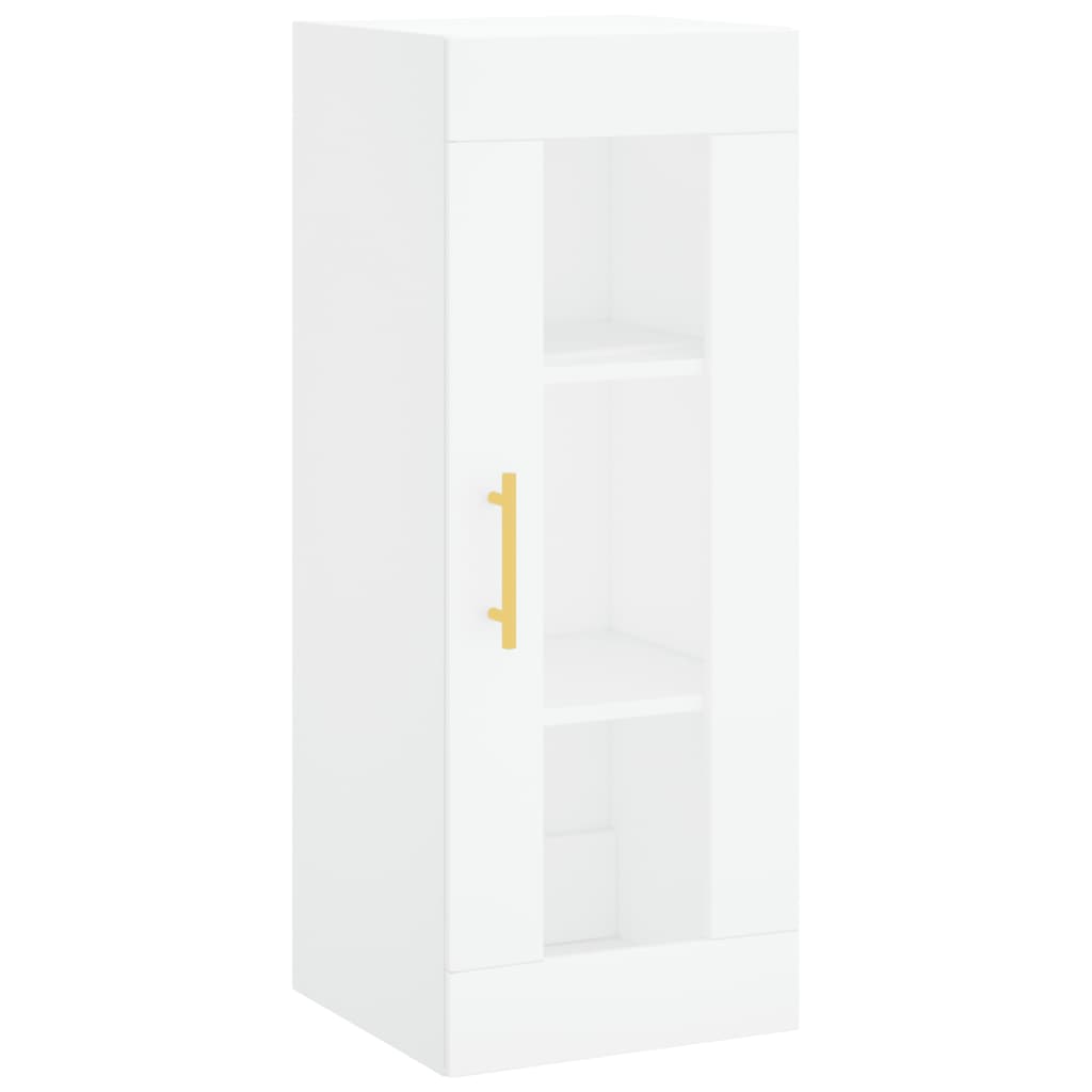vidaXL Wall Mounted Cabinet White 34,5x34x90 cm
