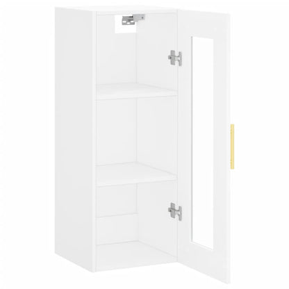 vidaXL Wall Mounted Cabinet White 34,5x34x90 cm