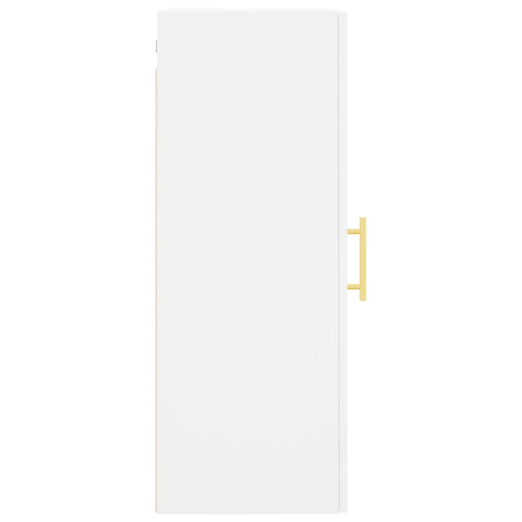 vidaXL Wall Mounted Cabinet White 34.5x34x90 cm