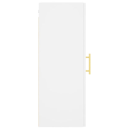 vidaXL Wall Mounted Cabinet White 34.5x34x90 cm