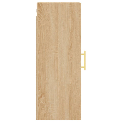 vidaXL Wall Mounted Cabinet Sonoma Oak 34.5x34x90 cm