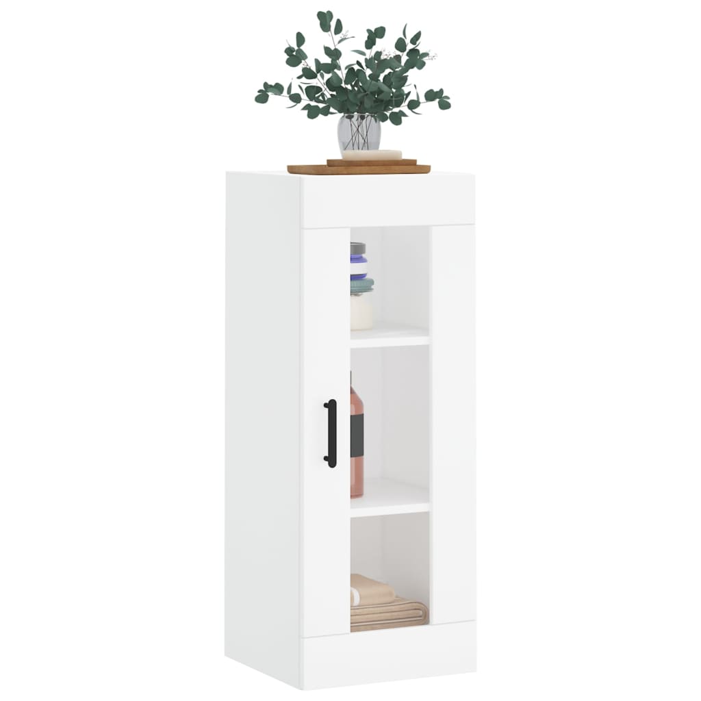 vidaXL Wall Mounted Cabinet White 34,5x34x90 cm