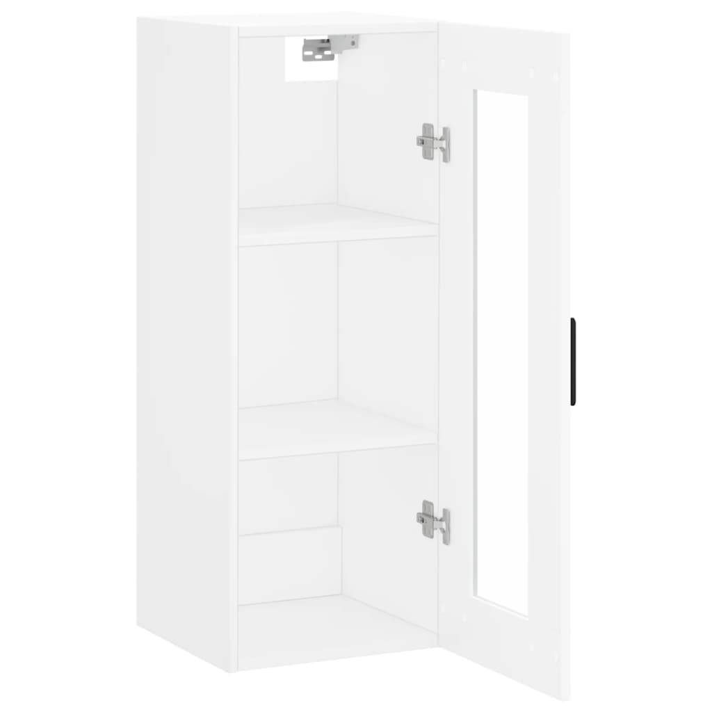 vidaXL Wall Mounted Cabinet White 34,5x34x90 cm