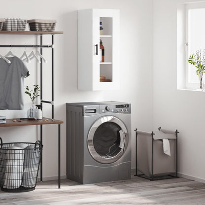 vidaXL Wall Mounted Cabinet White 34,5x34x90 cm