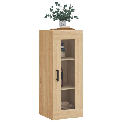 vidaXL Wall Mounted Cabinet Sonoma Oak 34,5x34x90 cm