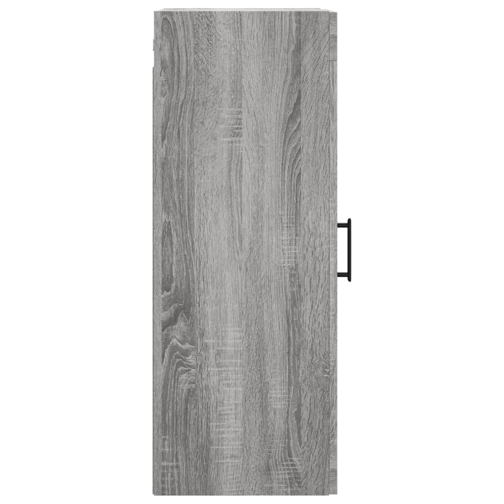 vidaXL Wall Mounted Cabinet Grey Sonoma 34.5x34x90 cm