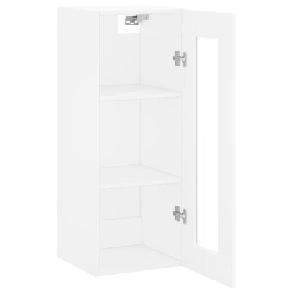 vidaXL Wall Mounted Cabinet White 34,5x34x90 cm