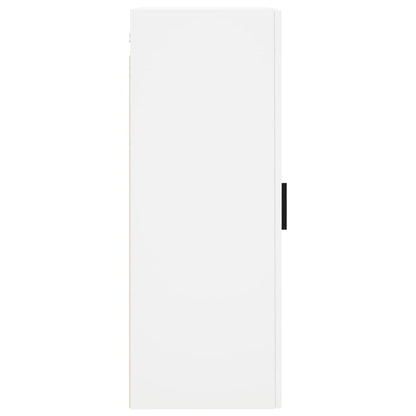 vidaXL Wall Mounted Cabinet White 34.5x34x90 cm