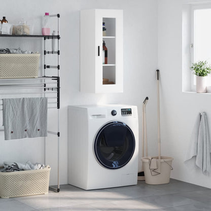 vidaXL Wall Mounted Cabinet White 34,5x34x90 cm