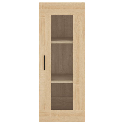 vidaXL Wall Mounted Cabinet Sonoma Oak 34,5x34x90 cm