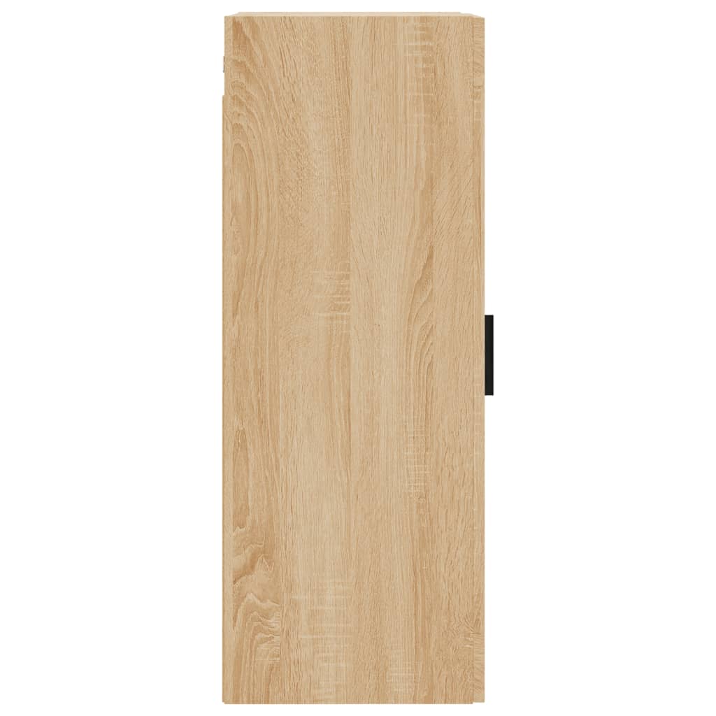 vidaXL Wall Mounted Cabinet Sonoma Oak 34.5x34x90 cm