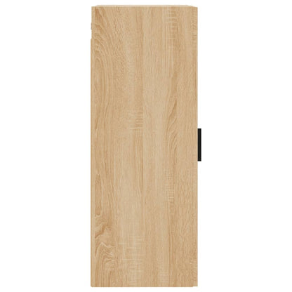 vidaXL Wall Mounted Cabinet Sonoma Oak 34.5x34x90 cm