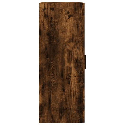 vidaXL Wall Mounted Cabinet Smoked Oak 34,5x34x90 cm