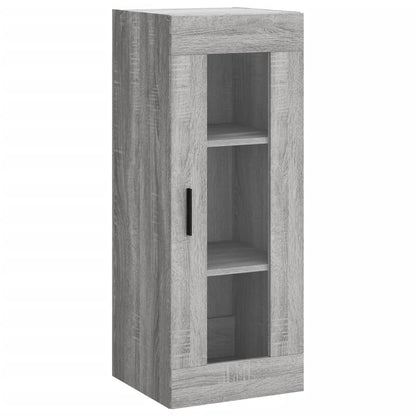 vidaXL Wall Mounted Cabinet Grey Sonoma 34.5x34x90 cm