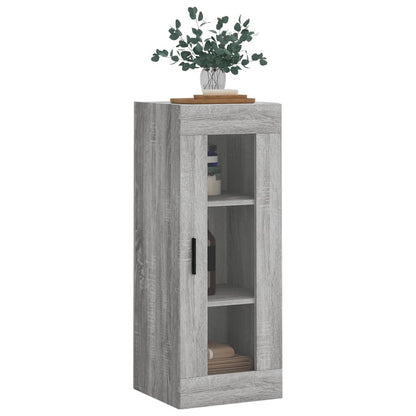 vidaXL Wall Mounted Cabinet Grey Sonoma 34,5x34x90 cm