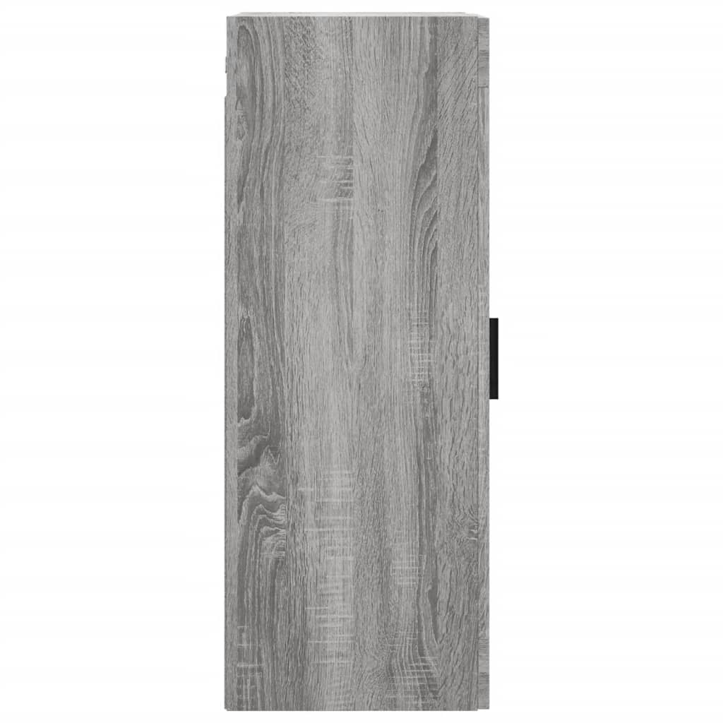 vidaXL Wall Mounted Cabinet Grey Sonoma 34.5x34x90 cm