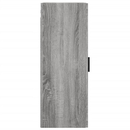 vidaXL Wall Mounted Cabinet Grey Sonoma 34.5x34x90 cm