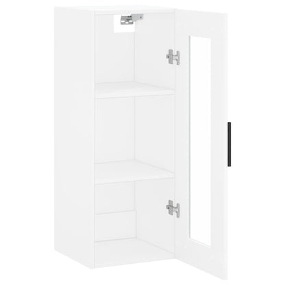 vidaXL Wall Mounted Cabinet White 34.5x34x90 cm
