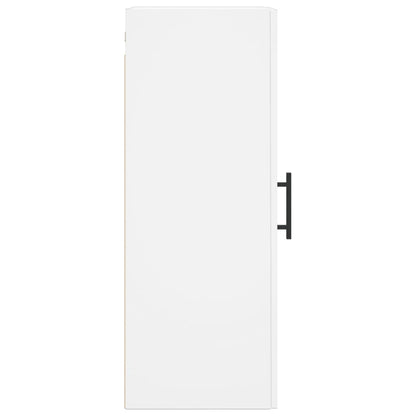 vidaXL Wall Mounted Cabinet White 34.5x34x90 cm
