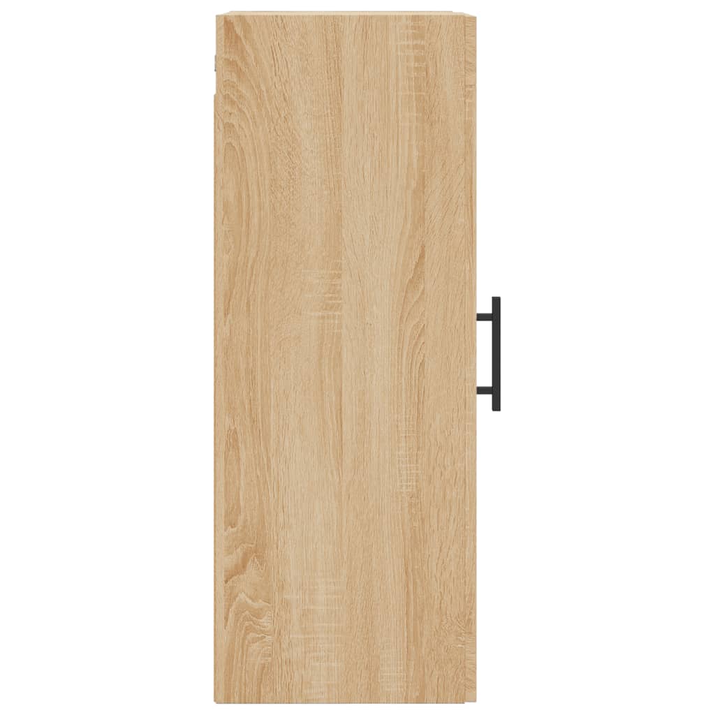 vidaXL Wall Mounted Cabinet Sonoma Oak 34.5x34x90 cm