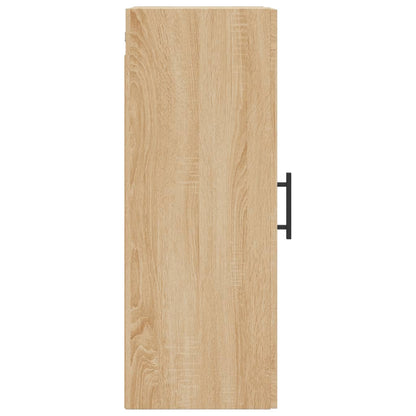 vidaXL Wall Mounted Cabinet Sonoma Oak 34.5x34x90 cm