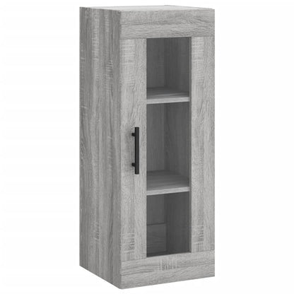 vidaXL Wall Mounted Cabinet Grey Sonoma 34,5x34x90 cm