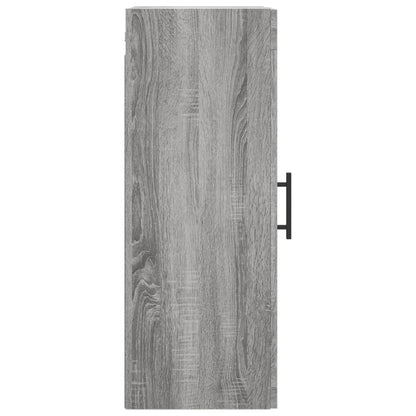 vidaXL Wall Mounted Cabinet Grey Sonoma 34,5x34x90 cm