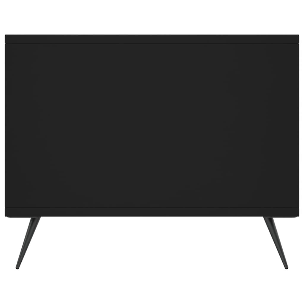 vidaXL Coffee Table Black 90x50x40 cm Engineered Wood