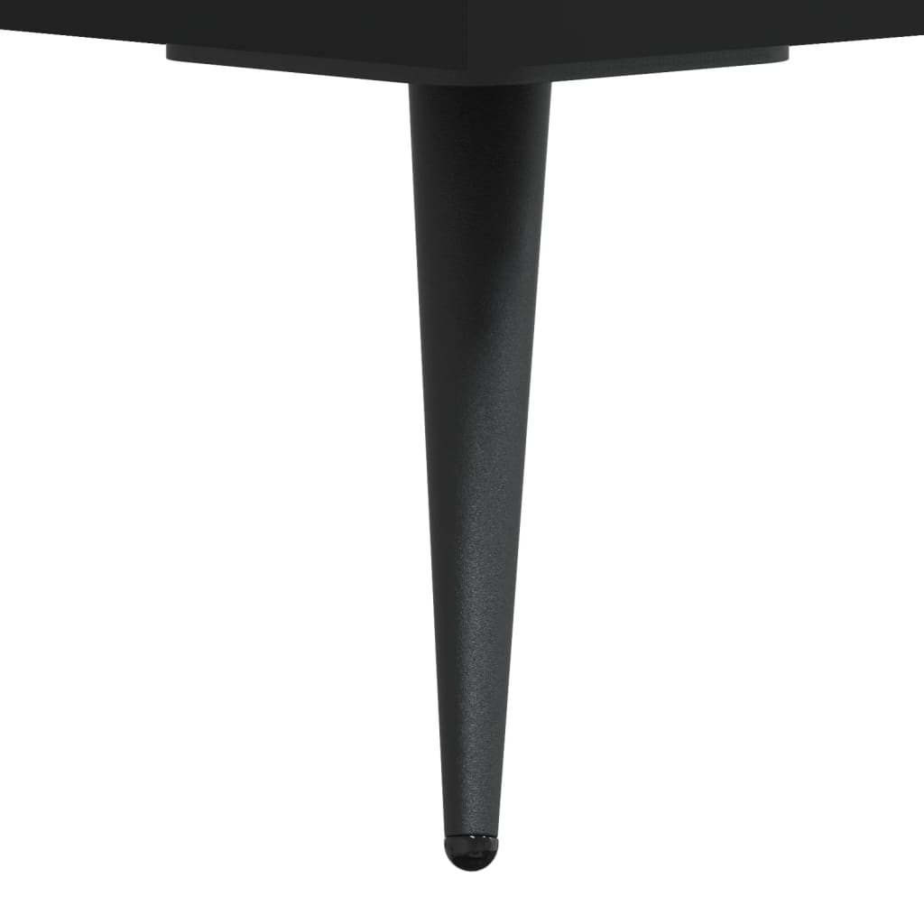 vidaXL Coffee Table Black 90x50x40 cm Engineered Wood