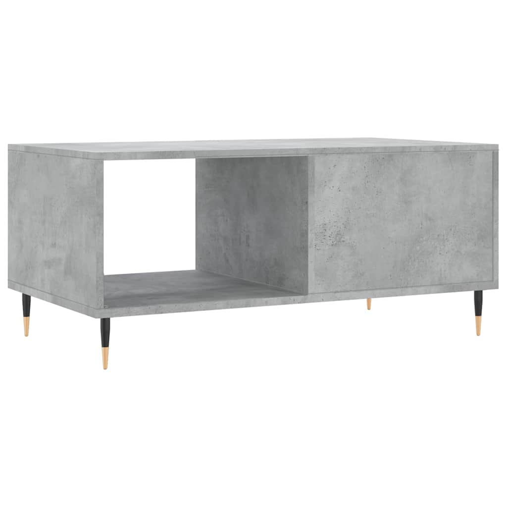 vidaXL Coffee Table Concrete Grey 90x50x40 cm Engineered Wood