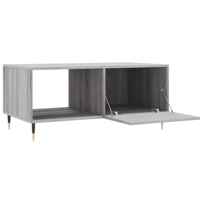 vidaXL Coffee Table Grey Sonoma 90x50x40 cm Engineered Wood