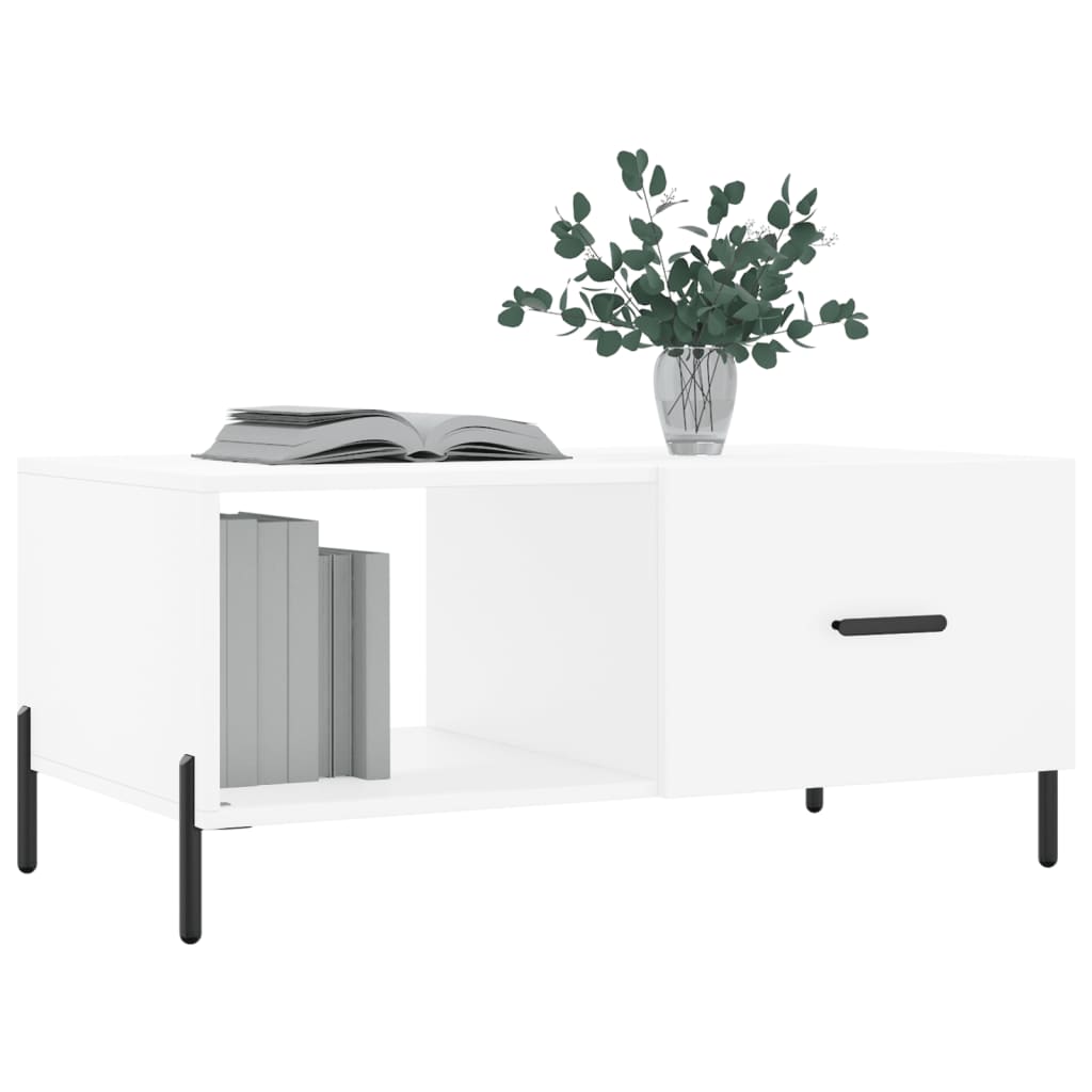 vidaXL Coffee Table White 90x50x40 cm Engineered Wood
