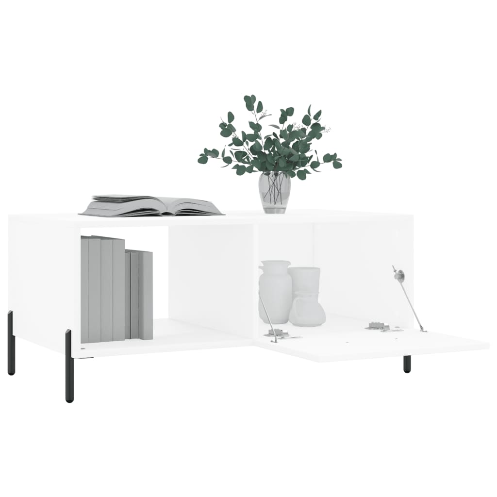 vidaXL Coffee Table White 90x50x40 cm Engineered Wood